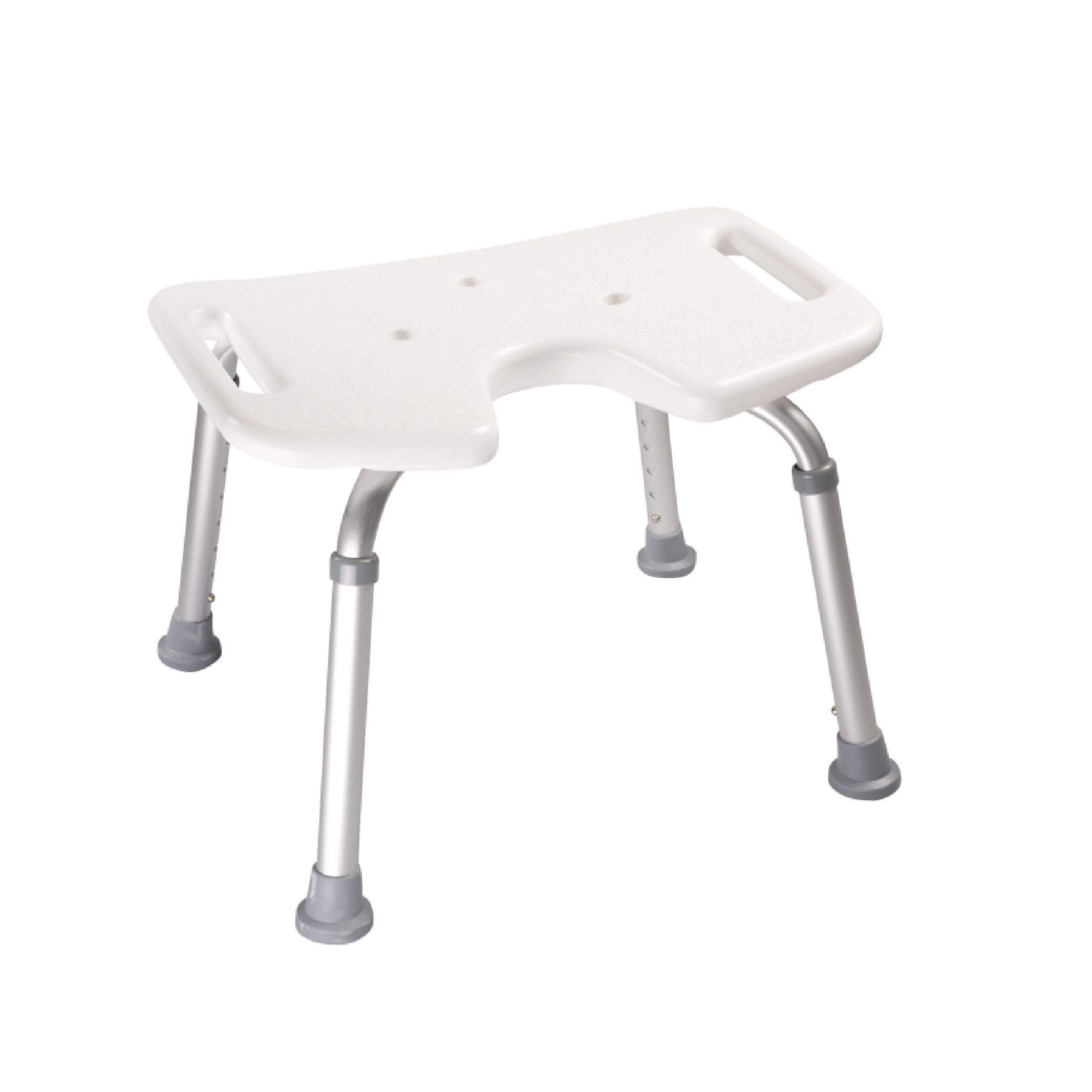 Duschhocker mit Hygieneausschnitt